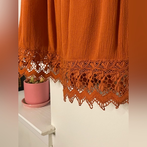 Abercrombie & Fitch- Orange Dress- Small - Picture 4 of 4